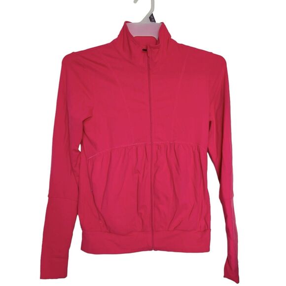 Lucy Womens Jacket Size Small Activewear Dumb hole Pleated Workout Gym Running - Picture 1 of 16